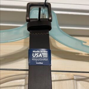 Premium Leather Belt in Dark Brown